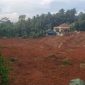 Kondisi tanah longsor di Majenang Cilacap.