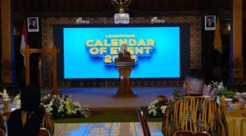 Wakil Bupati Nadia Muna dalam acara peluncuran Calendar of Event Temanggung 2026.