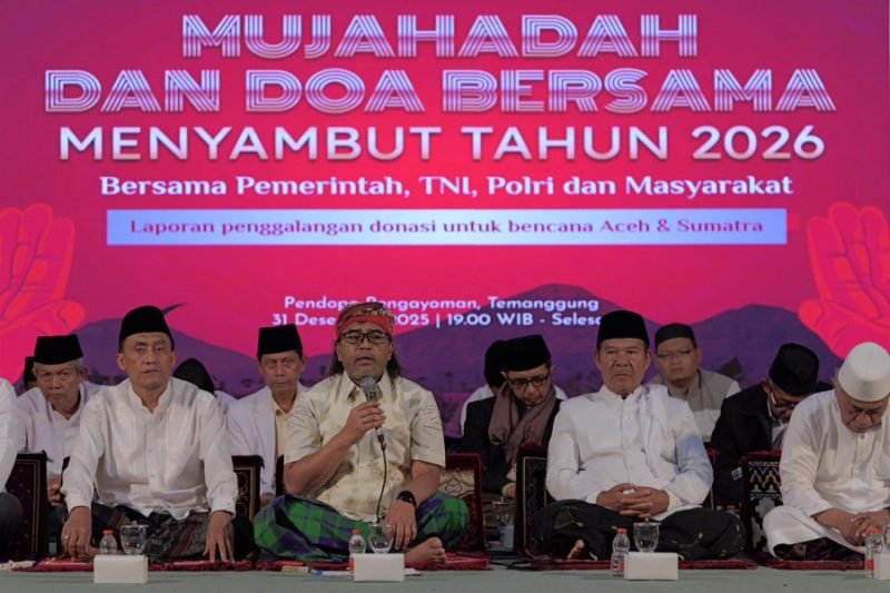 Pemerintah Kabupaten Temanggung gelar Mujahadah dan Doa Bersama menyambut Tahun Baru 2026. 