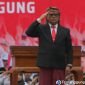 Bupati Temanggung Agus Setyawan saat memimpin upacara HUT ke 81 RI.